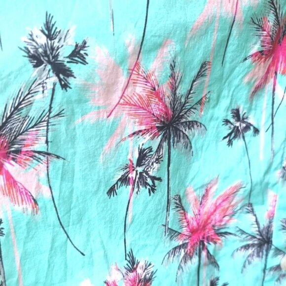 Bonobos Palm Tree Shirt Button Down Short Sleeve Size Large - Picture 4 of 6